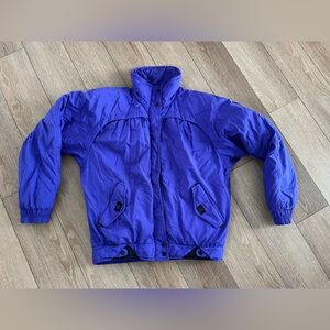 Vintage Herman’s down ski jacket in purple nylon Women’s size M
